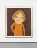 Not Now by Yoshitomo Nara, 2003, pastel, acrylic and coloured pencil on paper, sold Nov 2017