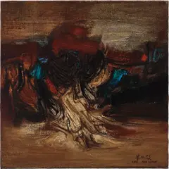 No.111 by Chu Teh-chun, 1962, oil on canvas, offered Nov 2017