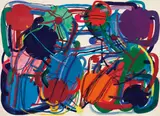 Atsuko Tanaka, Untitled, 1975, gouache on paper