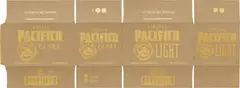 Danh Vō, Pacífico, 2013, gold leaf on Mexican beer cardboard box