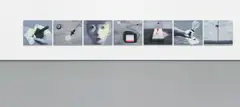 Zhang Xiaogang, Amnesia and Memory (One Week), 2003-2004, oil on canvas, in 7 parts