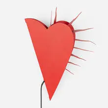 Ingo Maurer, One for the Recession wall lamp, c. 1990, enameled steel, plastic