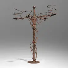 Fernando and Humberto Campana, Via Crucis candelabrum, 1989, wrought iron, barbed wire
