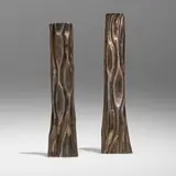 Robert Kuo, Tree Trunk candleholders, set of two