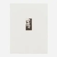 Self Portrait (SFE-301) by Sam Francis, 1982, aquatint on Fabriano Tiepolo, sold Sep 2024