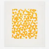 Donald Sultan, Wallflower 34 (from the Wallflowers series), 2008, screenprint in colors