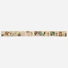 Les aventures des cannibales modernistes by Enrique Chagoya, 1999, lithograph in colors, woodcut and chine collé on amate, sold Sep 2024