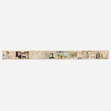 Enrique Chagoya, UtopianCannibal.org, 2000, lithograph in colors, woodcut, chine collé, and collage