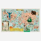 Enrique Chagoya, Illegal Alien's Guide to Somewhere Over the Rainbow, 2010, lithograph in colors with chine collé