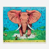 Enrique Chagoya, Invites Into the World of the Eternal Instant, 2015, lithograph in colors
