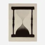 Ed Ruscha, Time is Up (Hourglass), 1989, lithograph on BFK Rives