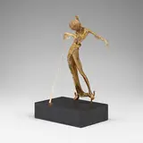 Woman with a Head of Roses by Salvador Dalí, 1981, gilt bronze, sold Sep 2024