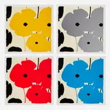 Donald Sultan, Four Poppies II suite