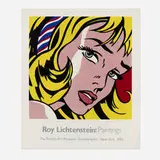 Lawrence Wolfson and Roy Lichtenstein, Parrish Art Museum poster, 1982-83, screenprint in colors