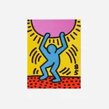 Keith Haring, International Youth Year, 1985, lithograph in colors on Arches