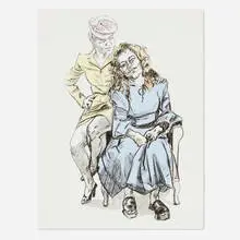 Paula Rego, Mother and Daughter, 1997, screenprint in colors