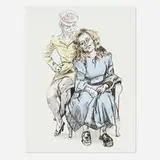 Paula Rego, Mother and Daughter, 1997, screenprint in colors