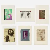 Ronald B. Kitaj, Six works from the In Our Time: Covers for a Small Library After the Life for the Most Part portfolio, 1969-70, screenprint in colors