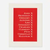 Kay Rosen, Palimpsest, 1990, etching on Rives BFK paper