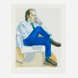 Alice Neel, Portrait of Hartley Stockton Neel, 1981, screenprint in colors