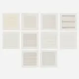 Agnes Martin, Paintings and Drawings: Stedelijk Museum Portfolio, 1991, lithograph on vellum parchment, book