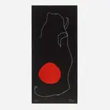 Oiseau devant le soleil by Joan Miró, 1961, lithograph in colors, sold Sep 2024