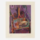 Georges Braque, La chaise, 1962, lithograph in colors