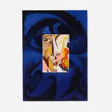 Sandro Chia, Self-Portrait with Blue Background, 1989, lithograph in colors on wove paper