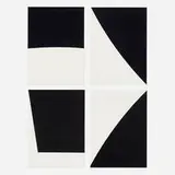 Four works from Un coup de dés jamais n'abolira le hasard (by Stéphane Mallarmé) by Ellsworth Kelly, 1992, lithograph on paper, sold Sep 2024
