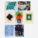 Sam Francis, Papierski Portfolio, 1992, lithograph in colors on BFK Rives