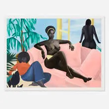 Tiffany Alfonseca, Las bellacas, 2020, screenprint in colors on wove paper