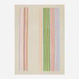 Gene Davis, Royal Curtain, 1980, screenprint in colors on Arches