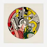 Roy Lichtenstein, The Solomon R. Guggenheim Museum, 1969, screenprint in colors