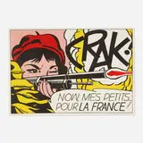 Roy Lichtenstein, CRAK!, 1964, offset lithograph in colors