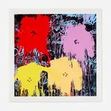 Thierry Guetta, Flowarh$, 2021, screenprint in colors