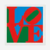 Robert Indiana, Love (from the American Dream portfolio), 1997, screenprint in colors