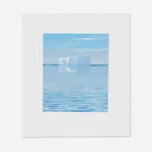 Adam Cvijanovic, Glacier Study #2, 2005, Flashe on Tyvek