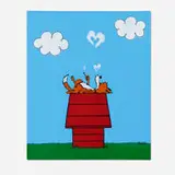 Mau Mau, That's Not Snoopy, acrylic and spray paint on canvas