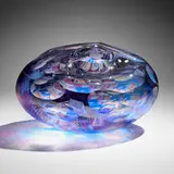 David Schwarz, Untitled (from the Z-Axis series), 1991, hand-blown, cut, etched and polished glass