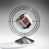 Jon Kuhn, Jeweled Sunrise, 1999, ground, polished, and laminated glass, stainless steel