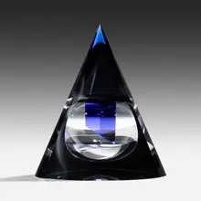 Vlastislav Janaçek, Untitled (Pyramid), 2005, cut and polished optical glass