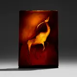 Zoomorphic Stone by Stanislav Libenský and Jaroslava Brychtová, cast and polished glass, sold Sep 2025