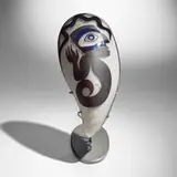 Preston Singletary and Raven Skyriver, Entuk, 2020, hand-blown, sculpted and carved glass