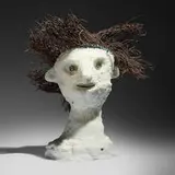 Hank Murta Adams, Scatter, 2018, cast white glass, copper