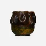 George E. Ohr, Vase, 1897-1900, glazed earthenware