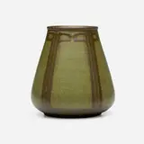 Maude Milner and Sarah Tutt for Marblehead Pottery, Vase with geometric design
