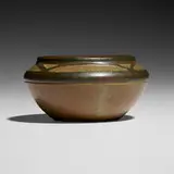 Arthur Hennessey and Sarah Tutt for Marblehead Pottery, Bowl with Native American design