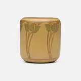Marblehead Pottery, Vase with stylized fruiting branches, 1908-20, glazed earthenware
