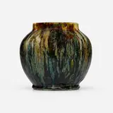 Hugh C. Robertson for Dedham Pottery, Experimental vase, 1896-1908, glazed stoneware