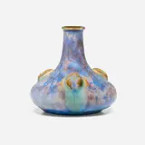 Adelaide Robineau, Rare cabinet vase with scarabs